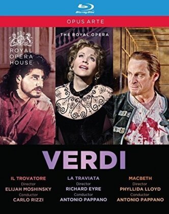 Various Artists - Trovatore / Traviata / Macbeth (Opus Arte, 3 Blu-rays)