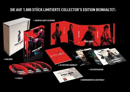 Rurouni Kenshin Trilogy (Wooden Box, Édition Collector Limitée, 4 Blu-ray)
