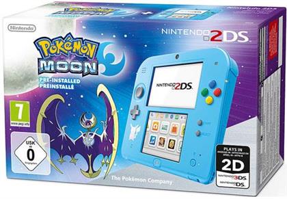 2DS Console - Special Edition Pokémon Moon (Édition Spéciale)