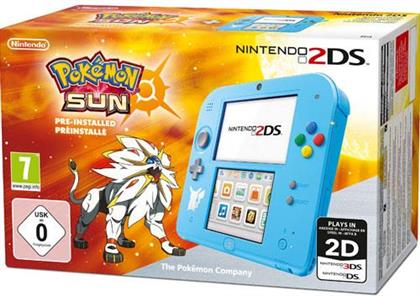 2DS Console - Special Edition Pokémon Sun (Édition Spéciale)