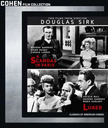 A Scandal in Paris / Lured - Two Films By Douglas Sirk (2Pk) (Cohen Film Collection, Classics of American Cinema, 2 Blu-rays)