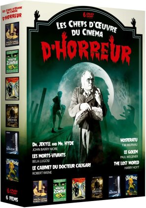 Les chefs d'oeuvre du cinéma d'Horreur (Box, b/w, 6 DVDs)