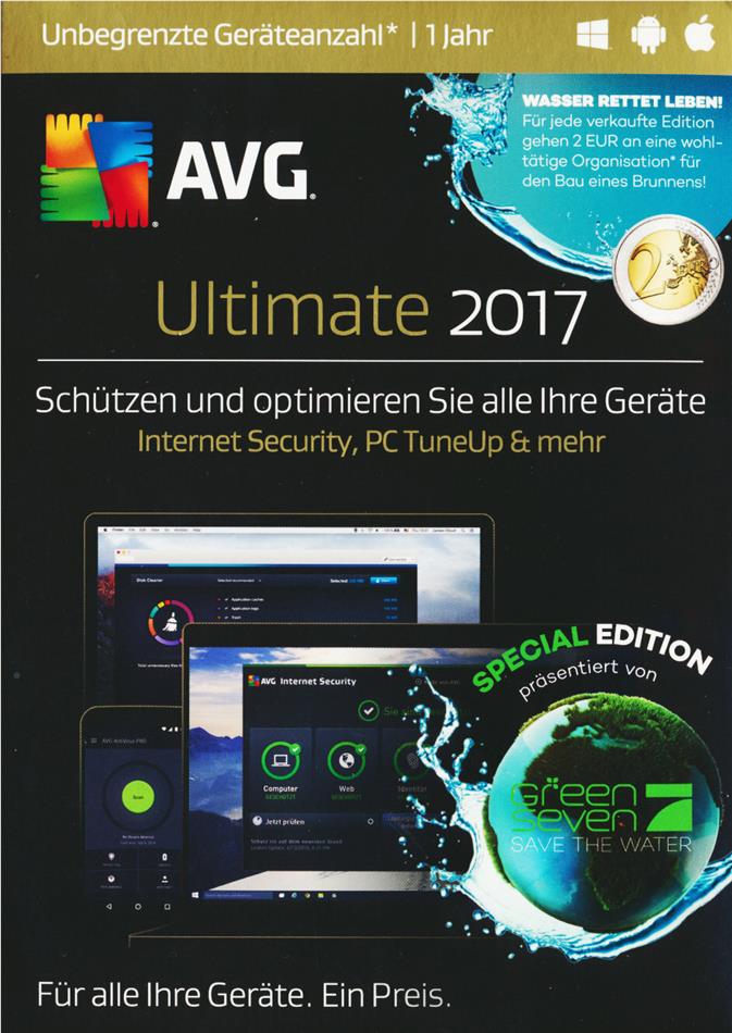 AVG Ultimate 2017 - Special Edition [unbegrenzte Lizenzen] [PC/Mac/Android]