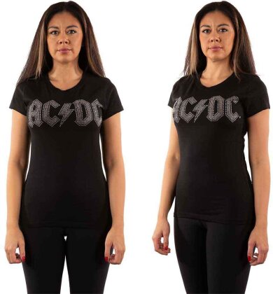 AC/DC - Logo with Rhinestone Application