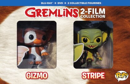 Gremlins / Gremlins 2 (Gremlins 2-Film Collection, avec Figurine, Gift Set, 2 Blu-ray + 2 DVD)