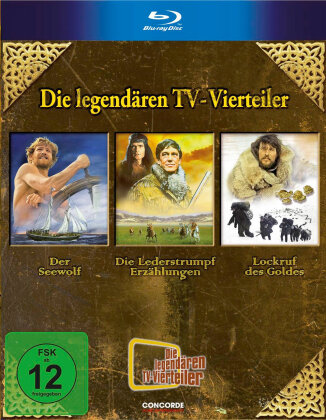 Die legendären TV-Vierteiler - Der Seewolf / Die Lederstrumpf Erzählungen / Lockruf des Goldes (3 Blu-rays)