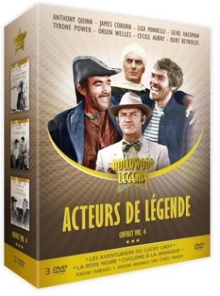 Acteurs de légende - Coffret Vol. 4 (Collection Hollywood Legends, 3 DVDs)