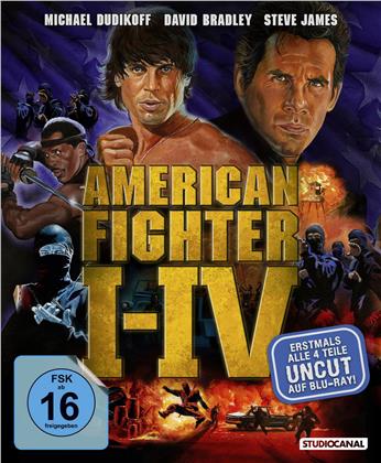 American Fighter 1-4 (Uncut, 4 Blu-rays)