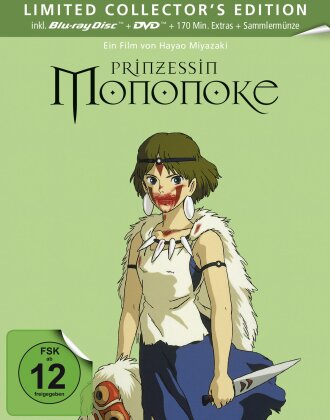 Prinzessin Mononoke (1997) (Limited Collector's Edition, Steelbook, Blu-ray + DVD)