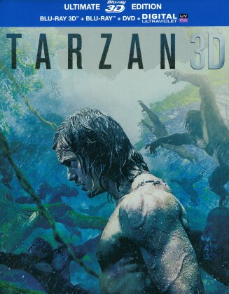 Tarzan (2016) (Steelbook, Édition Ultime, Blu-ray 3D + Blu-ray + DVD)