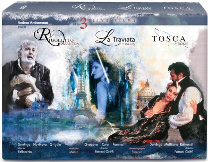 Various Artists - Verdi - Tosca / Rigoletto / Traviata (Naxos, Limited Deluxe Edition, 4 DVDs)