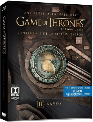 Game of Thrones - Saison 6 (Édition Limitée, Steelbook, avec Magnet Collector, 4 Blu-ray)