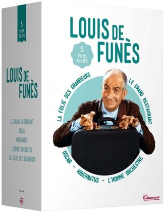 Louis de Funès - 5 films cultes (Collection Gaumont Classiques, Restaurée, Coffret, 5 DVD)