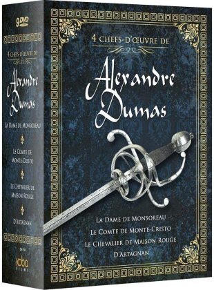 4 chefs-d'oeuvre de Alexandre Dumas (Box, 9 DVDs)