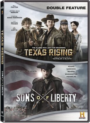 Texas Rising / Sons Of Liberty (Double Feature, History Channel, DC Universe Original Movie Double Feature, 5 DVD)