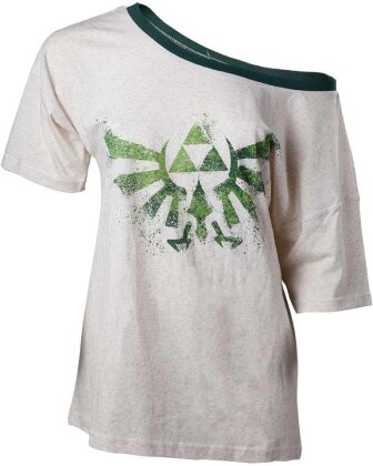 The Legend of Zelda: Triforce Logo - Off Shoulder T-Shirt