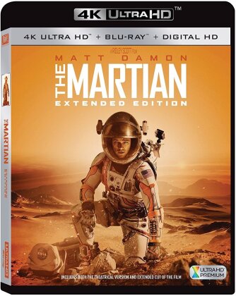 Martian (2015) (Extended Cut, Extended Edition, 4K Ultra HD + Blu-ray)