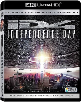 Independence Day 20Th Anniversary (1996) (20th Anniversary Edition, 4K Ultra HD + 2 Blu-rays)