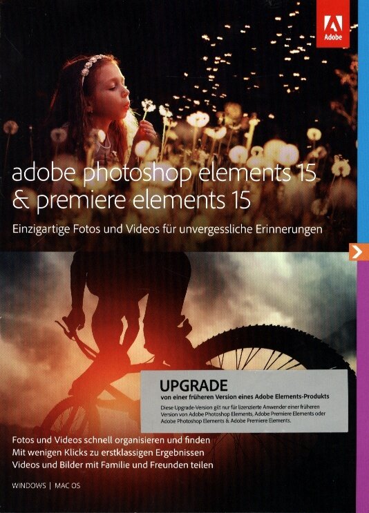 Photoshop Ele. 15 & Premiere Ele. 15 Upgrade