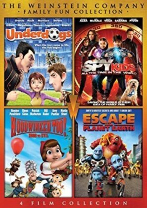 Spy Kids 4 / Hoodwinked Too! Hood vs. Evil / Escape From Planet Earth - Family Fun Collection (4 DVD)
