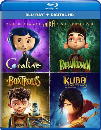 Coraline / ParaNorman / The Boxtrolls / Kubo and the Two Strings (The Ultimate Laika Collection, 4 Blu-ray)