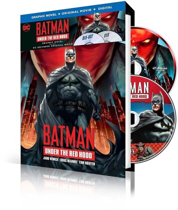 Batman - Under the Red Hood (Graphic Novel, Blu-ray + DVD + Buch)