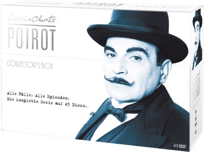 Agatha Christie - Poirot - Die komplette Serie (Collector's Box, Édition Limitée, 45 DVD)
