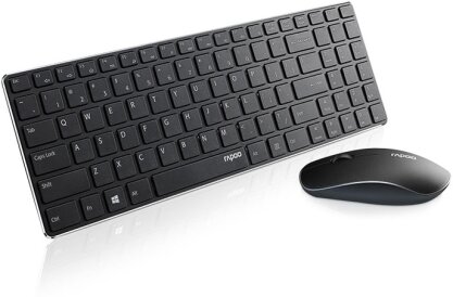 Rapoo - E9300P - Wireless Optical Combo, Black