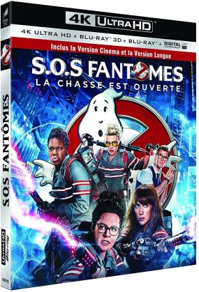 S.O.S Fantômes (2016) (Version longue inédite, Kinoversion, 4K Ultra HD + Blu-ray 3D + Blu-ray)