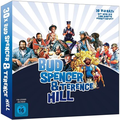 Bud Spencer & Terence Hill Buchbox (Vinylformat, 30 Blu-rays)