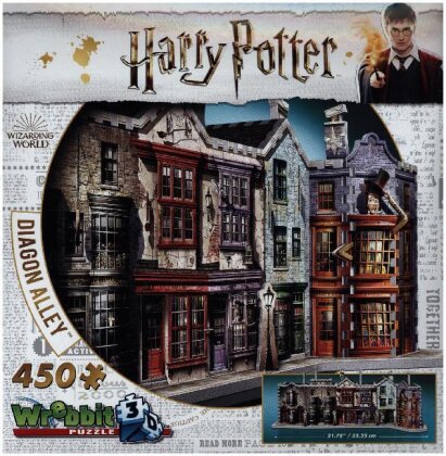 Harry Potter: Winkelgasse 3D - Puzzle (450 Teile)