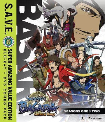 Sengoku Basara: Samurai Kings - Seasons 1 & 2 (S.A.V.E., OVA, 4 Blu-rays + 4 DVDs)