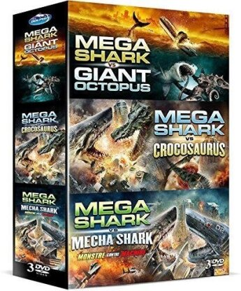 Mega Shark vs Giant Octopus / Mega Shark vs Crocosaurus / Mega Shark vs Mecha Shark (Box, 3 DVDs)