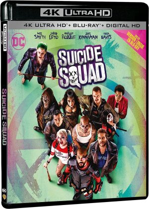 Suicide Squad (2016) (Version Cinéma, Version Longue, 4K Ultra HD + Blu-ray)