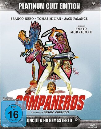 Companeros (1970) (Platinum Cult Edition, Remastered, Uncut, Blu-ray + 2 DVDs + CD)
