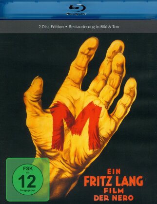 M - Eine Stadt sucht einen Mörder (1931) (s/w, Restaurierte Fassung, Blu-ray + DVD)