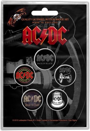 AC/DC - For Those About To Rock (Button Badge Set)