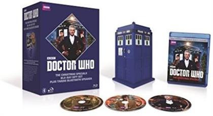 Doctor Who - Christmas Special Giftset (TARDIS Bluetooth Speaker, Gift Set, 3 Blu-ray)
