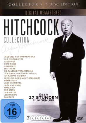 Hitchcock Collection (b/w, Collector's Edition, Remastered, 7 DVDs)