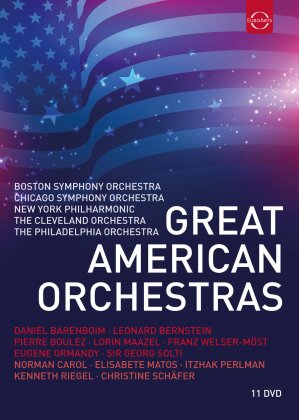 Various Artists - Great American Orchestras (Euro Arts, 11 DVDs)