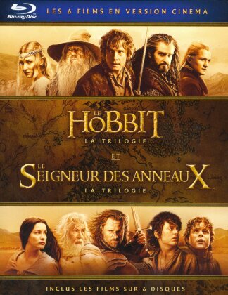 Le Hobbit et Le Seigneur des Anneaux - Les Trilogies (Cinema Version, 6 Blu-rays)