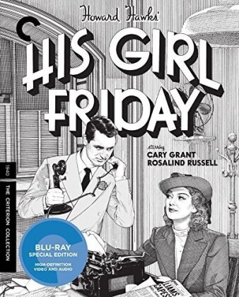 His Girl Friday (1940) (n/b, Criterion Collection, 2 Blu-ray)