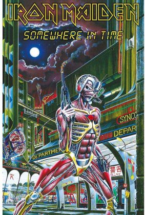 Iron Maiden Textile Poster - Somewhere In Time