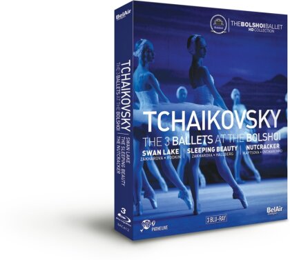 Bolshoi Ballet & Orchestra - Tchaikovsky - Swan Lake / Sleeping Beauty / The Nutcracker (Bel Air Classique, 3 Blu-rays)