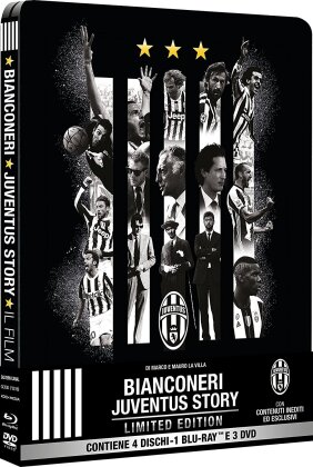 Bianconeri - Juventus Story (2016) (Limited Steelbook, Blu-ray + 3 DVDs)