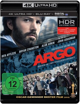 Argo (2012) (Extended Cut, Kinoversion, 4K Ultra HD + Blu-ray)
