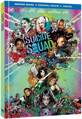Suicide Squad (2016) (Graphic Novel, 2 Blu-ray)