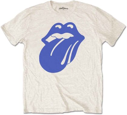The Rolling Stones Unisex T-Shirt - Blue & Lonesome 1972 Logo