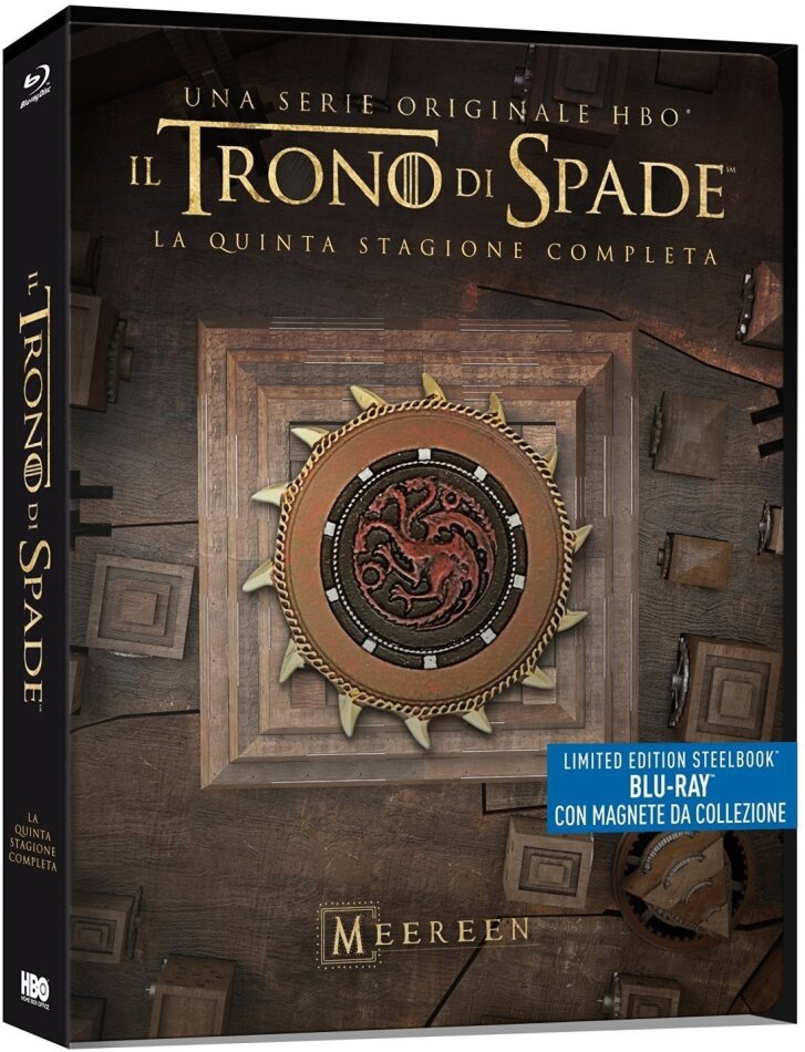 Il Trono di Spade - Stagione 5 (con magnete da collezione, Limited Edition, Steelbook, 4 Blu-rays)