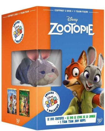 Zootopie (2016) / Le Livre de la Jungle (1967) (+ Plüschtier, 2 DVDs)